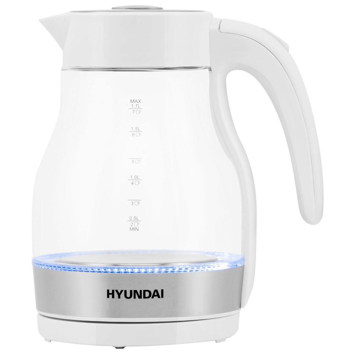 Чайник Hyundai HYK-G3802, белый