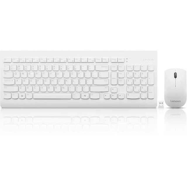 Клавиатура + мышь Lenovo 510, белый