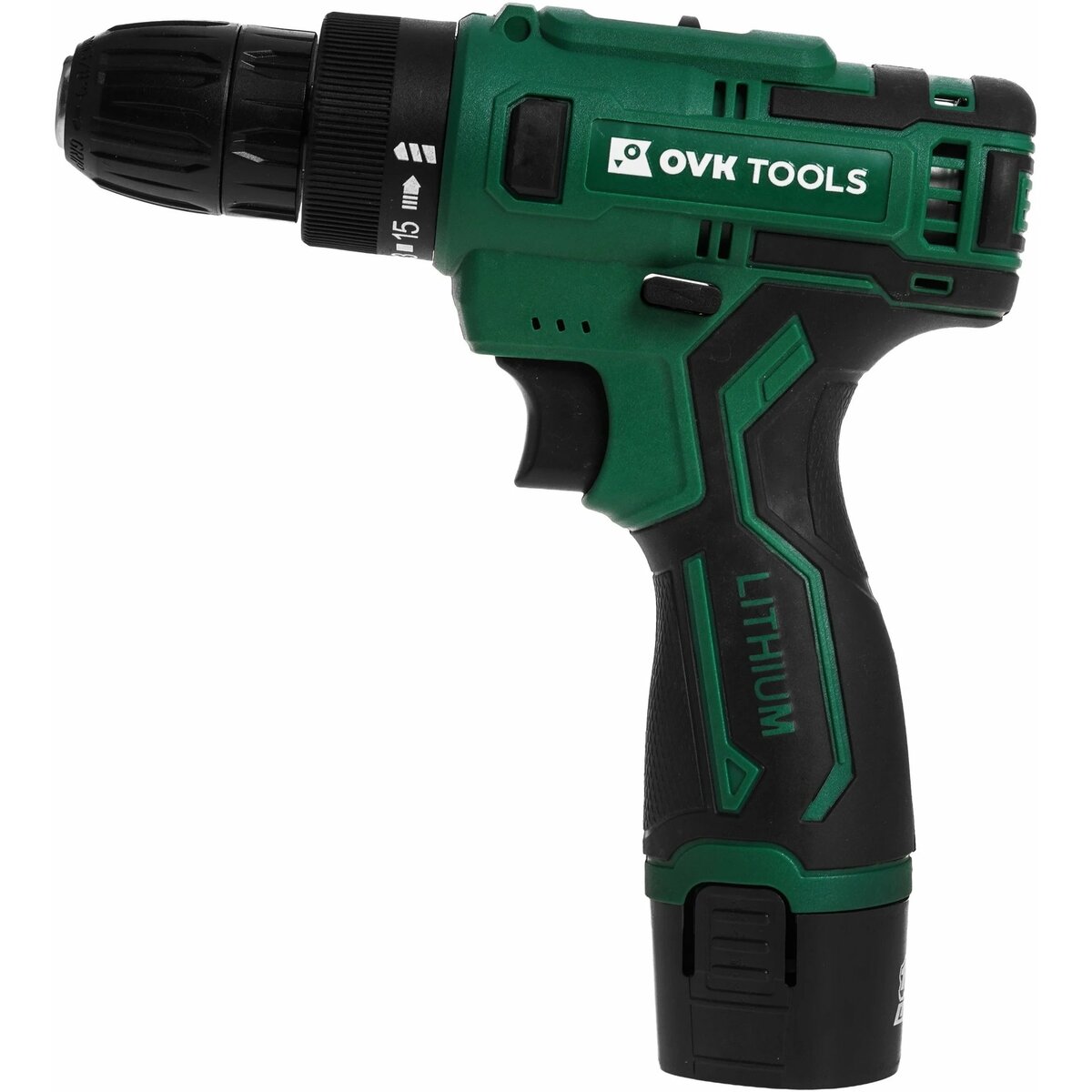 Дрель-шуруповерт Ovk Tools OTCS3AA-12V-1.5A (Цвет: Green / Black)