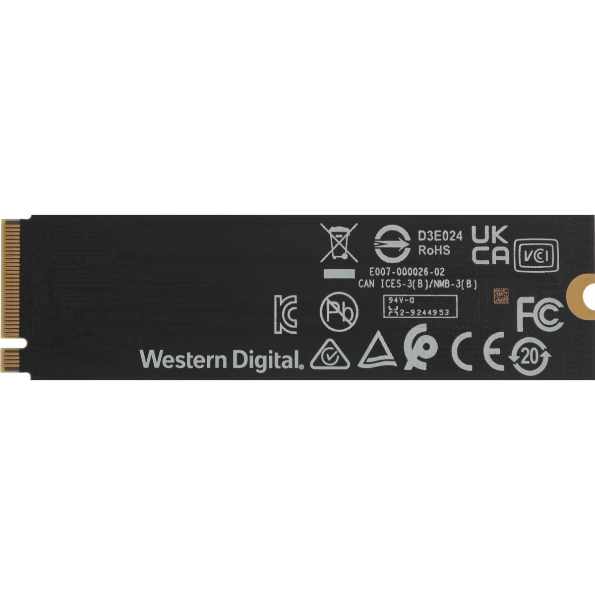 Накопитель SSD WD PCIe 4.0 x4 500GB WDS500G4B0E