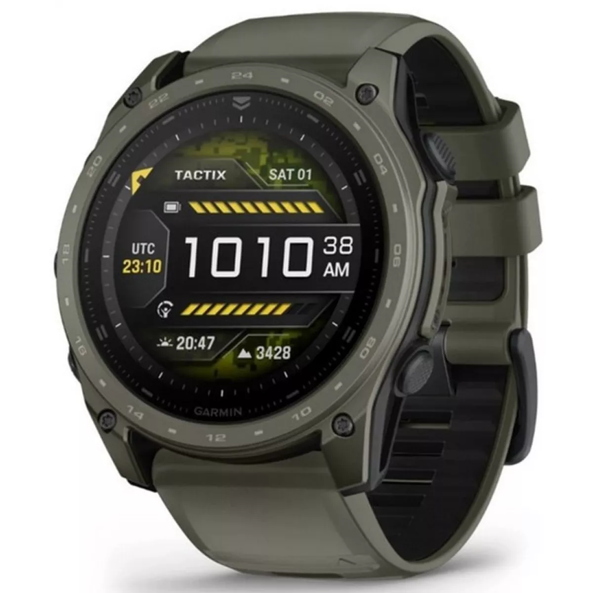 Умные часы Garmin Tactix 8 51mm Amoled Sapphire Edition (Цвет: Olive Drab)