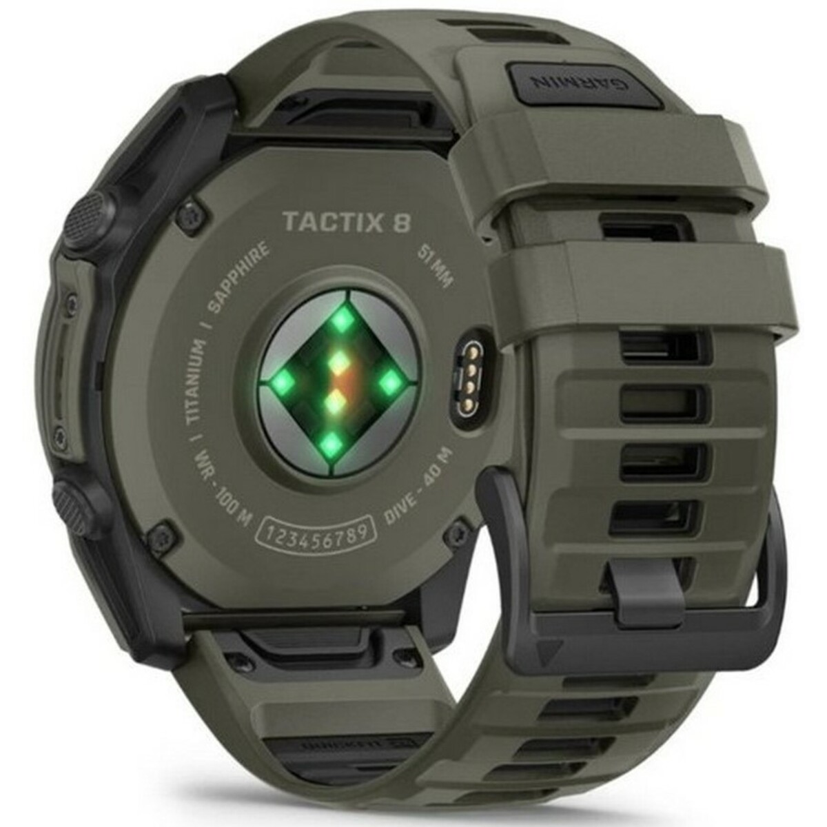 Умные часы Garmin Tactix 8 51mm Amoled Sapphire Edition (Цвет: Olive Drab)