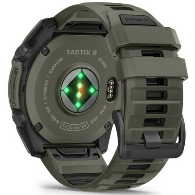 Умные часы Garmin Tactix 8 51mm Amoled Sapphire Edition (Цвет: Olive Drab)