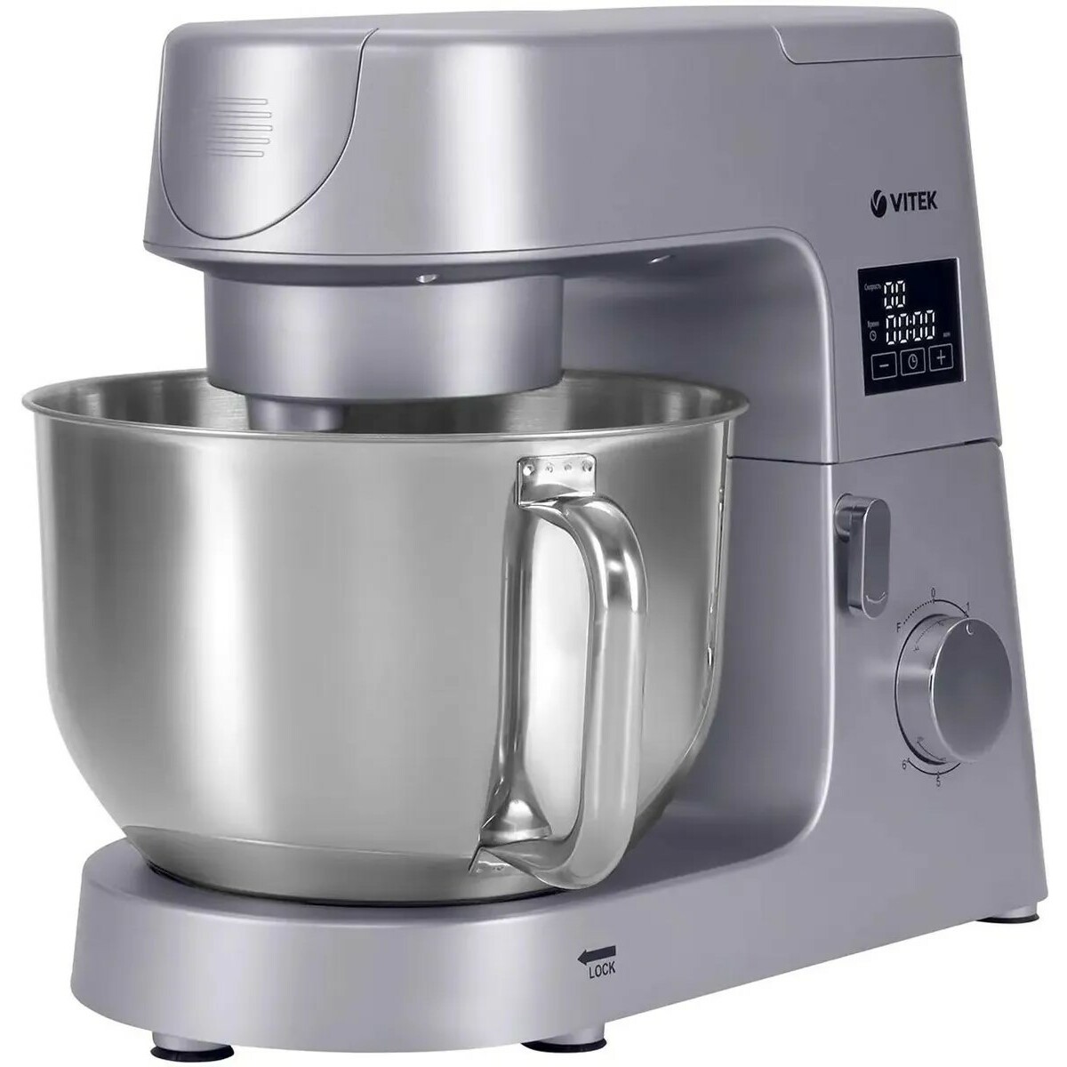 Миксер планетарный Vitek VT-PM0550 (Цвет: Silver)