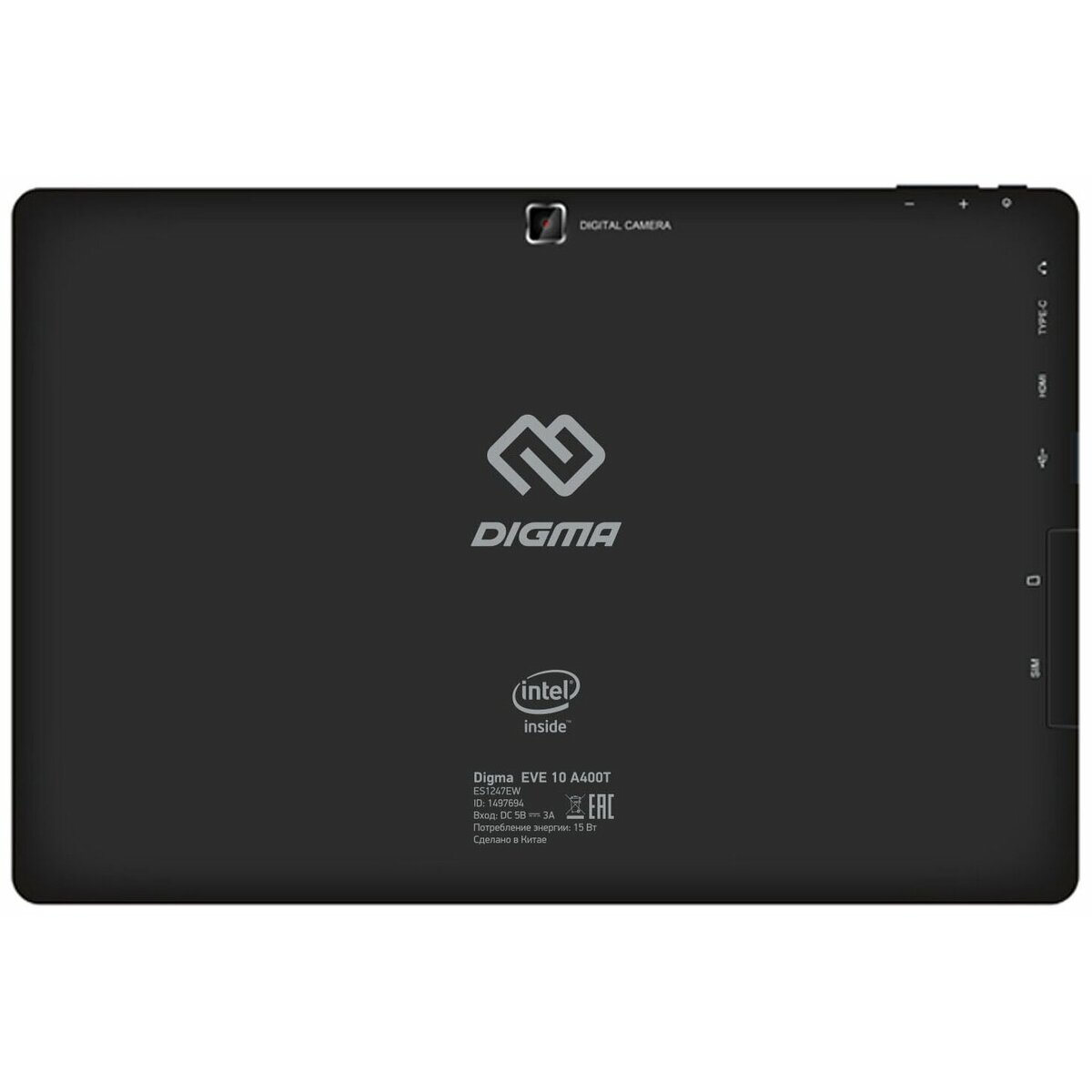 Планшет Digma EVE 10 A400T (Цвет: Black)
