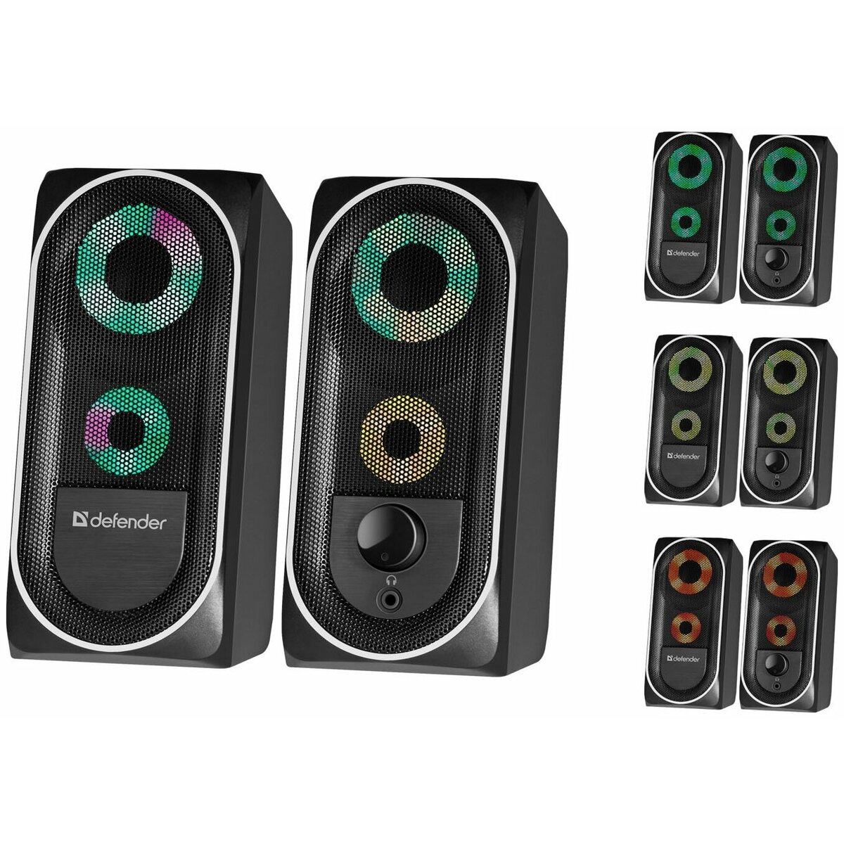 Колонки Defender Solar 2 (Цвет: Black)