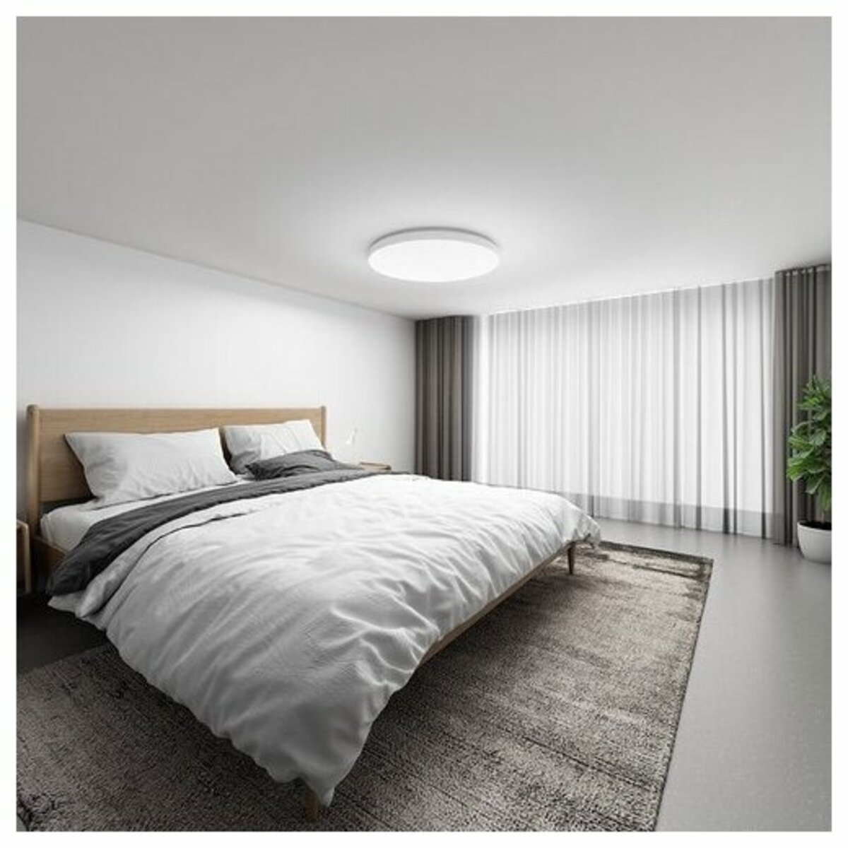 Умная лампа Xiaomi Mi Smart LED Ceiling Light, белый