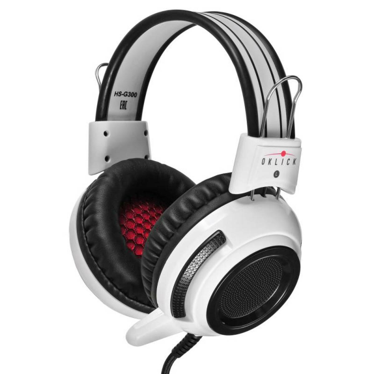 Компьютерная гарнитура Oklick HS-G300 ARMAGEDDON (Цвет: White/Black)