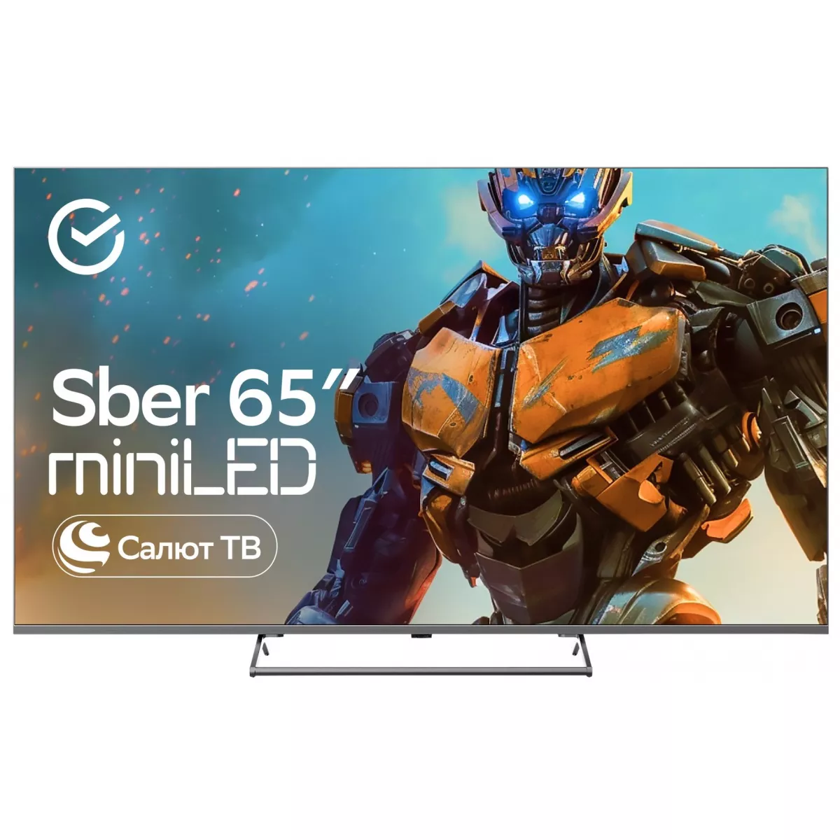 Телевизор Sber 65  SDX-65UML7450, черный 