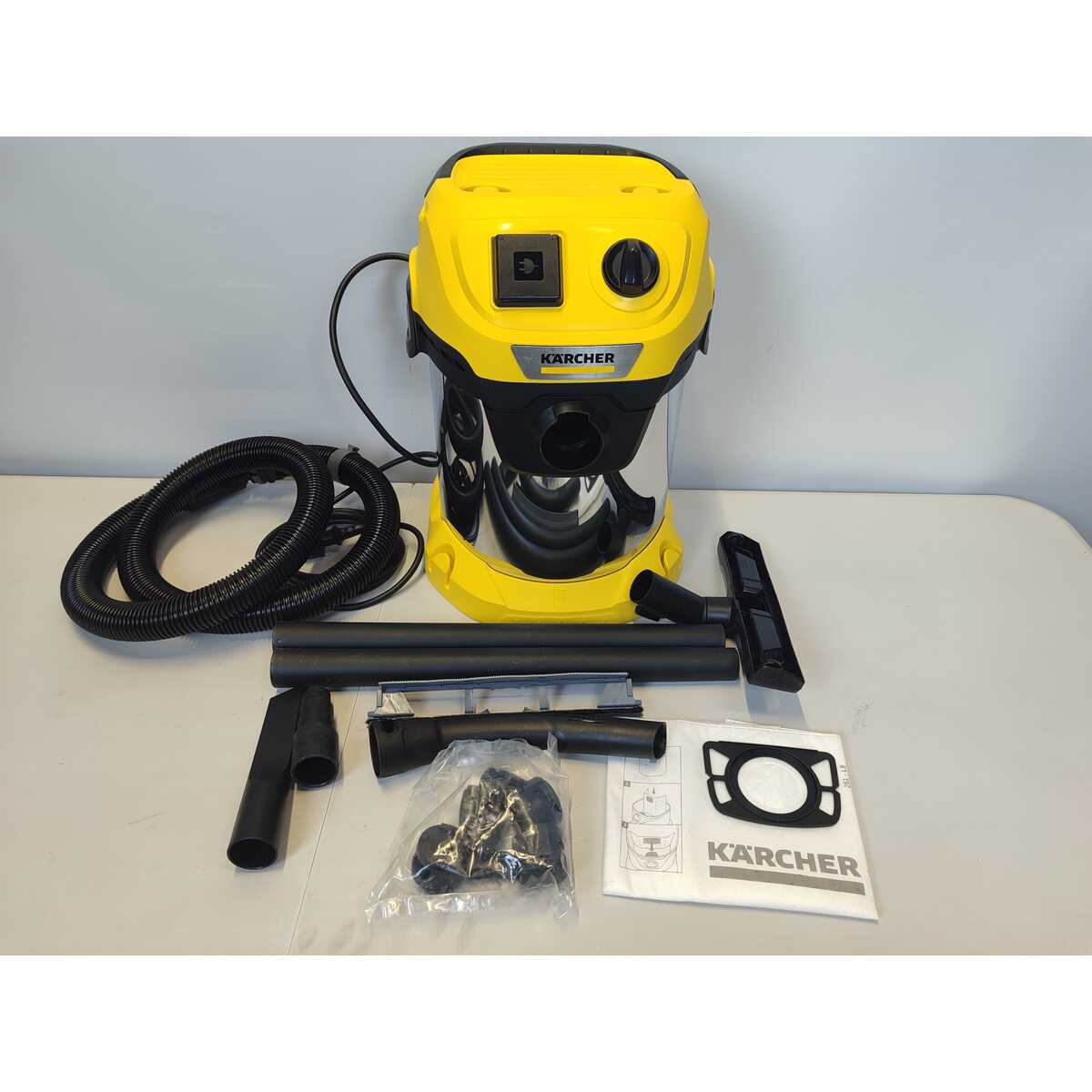 Строительный пылесос Karcher WD 3 P S V-17 / 4 / 20 (Цвет: Yellow)