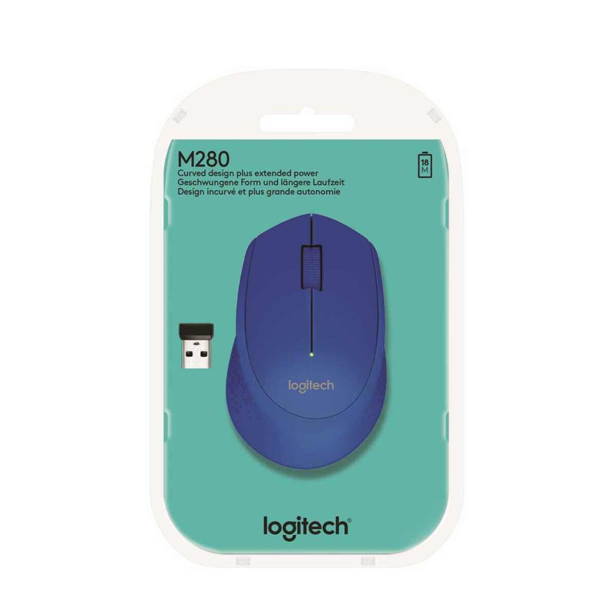 Беспроводная мышь Logitech M280 (Цвет: Blue)