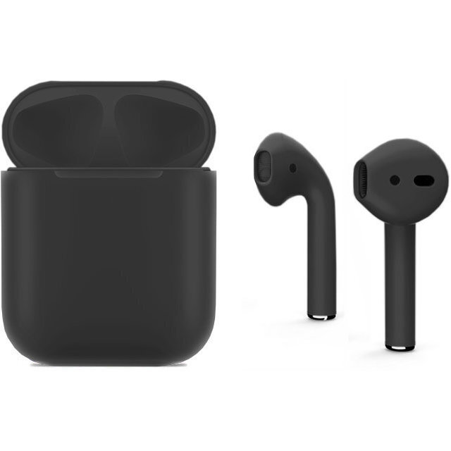 Наушники Apple AirPods 2 Full Color (без беспроводной зарядки чехла) (Цвет: Matte Black)