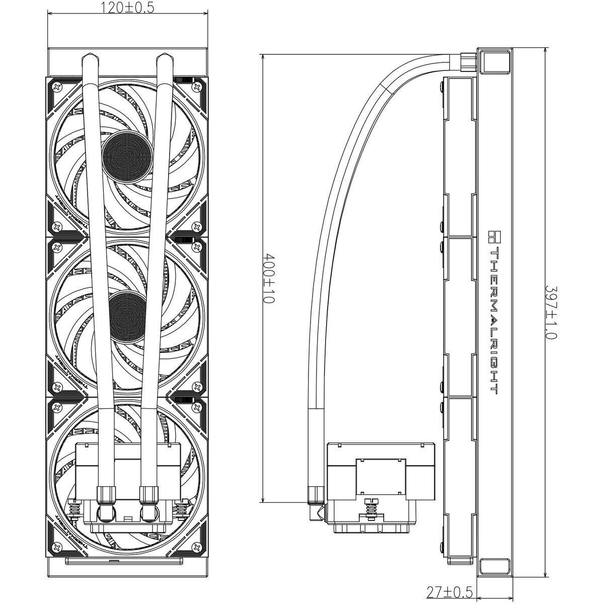 Система водяного охлаждения Thermalright Peerless Vision 360