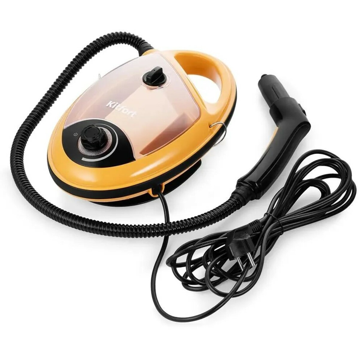 Пароочиститель ручной Kitfort КТ-9158-1 (Цвет: Yellow/Black)