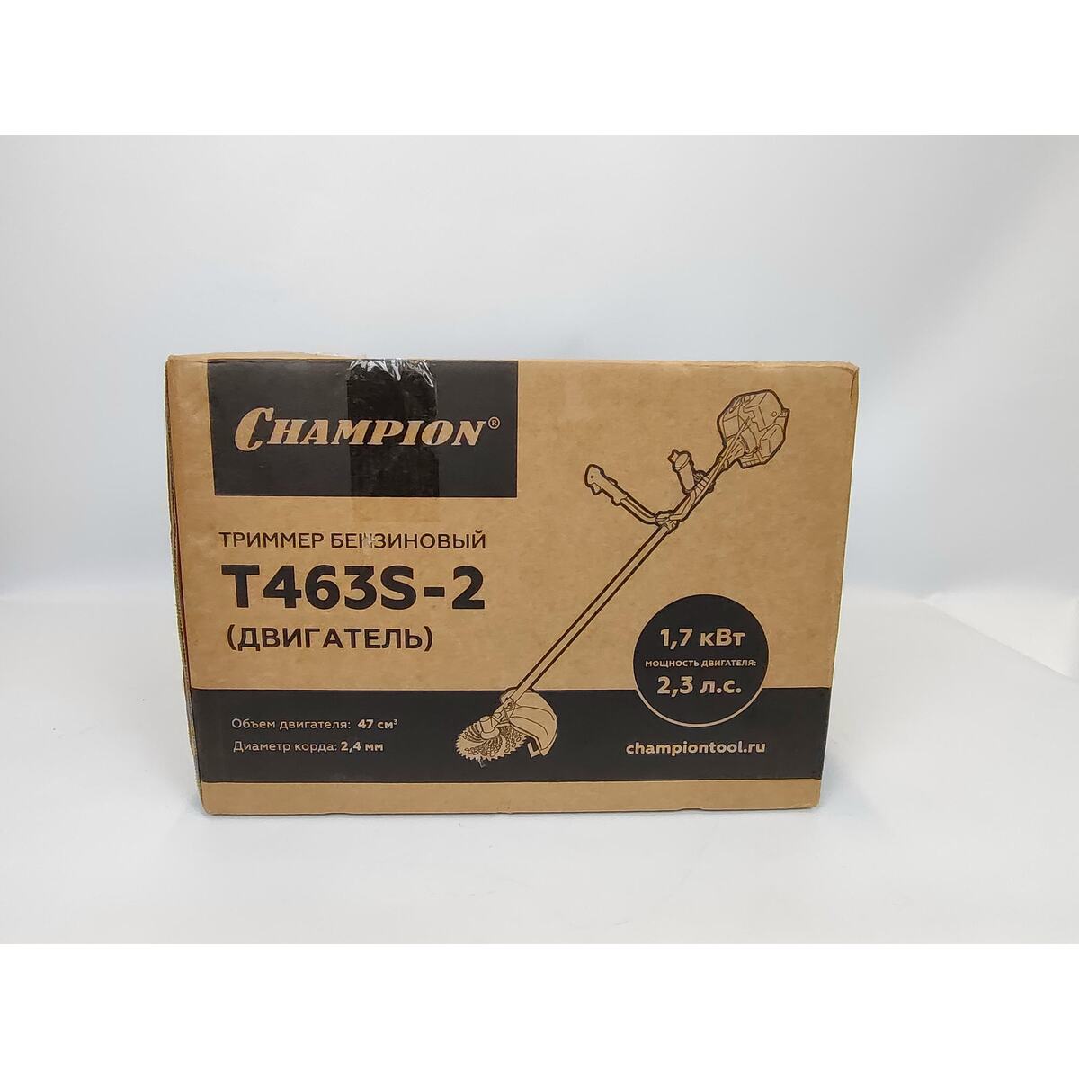 Триммер бензиновый Champion T463S-2 (2-коробки) (Цвет: Yellow)