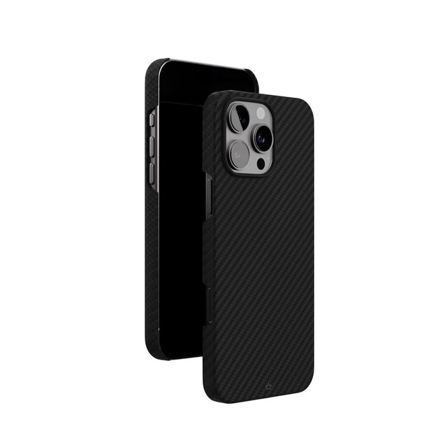 Чехол-накладка VLP Kevlar Сase with MagSafe для смартфона iPhone 16 Pro (Цвет: Black)