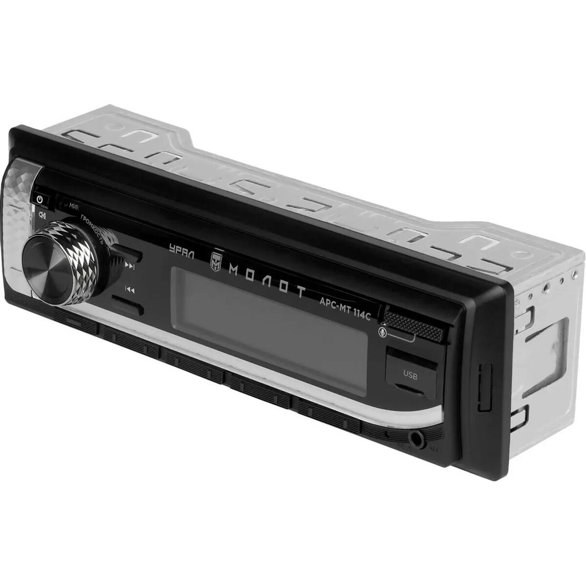 Автомагнитола Ural Молот АРС-МТ 114C, черный