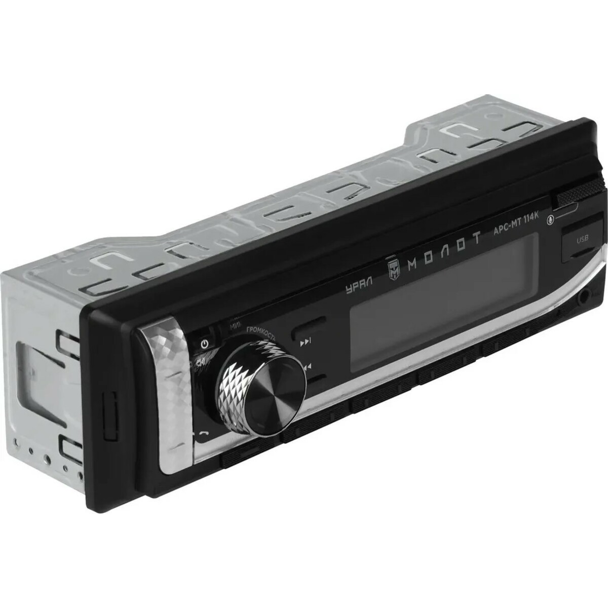 Автомагнитола Ural Молот АРС-МТ 114К, черный