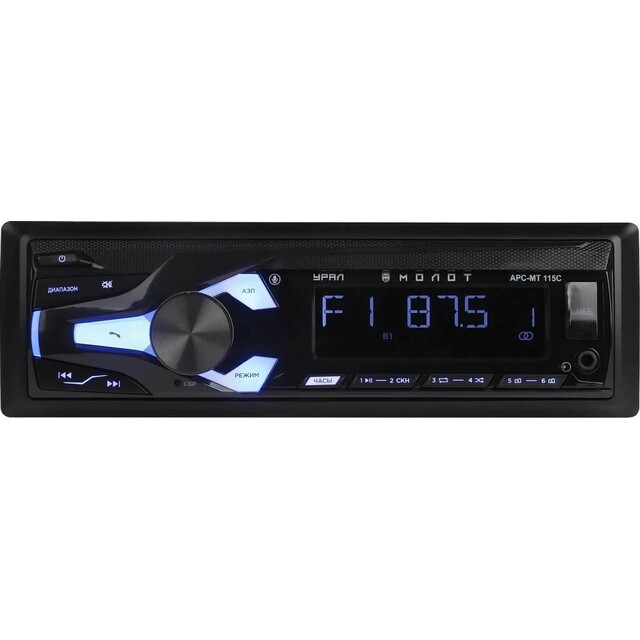 Автомагнитола Ural Молот АРС-МТ 115С, черный