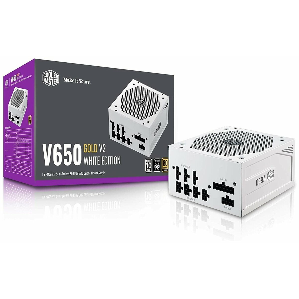Блок питания Cooler Master ATX V650 Gold V2 650W White