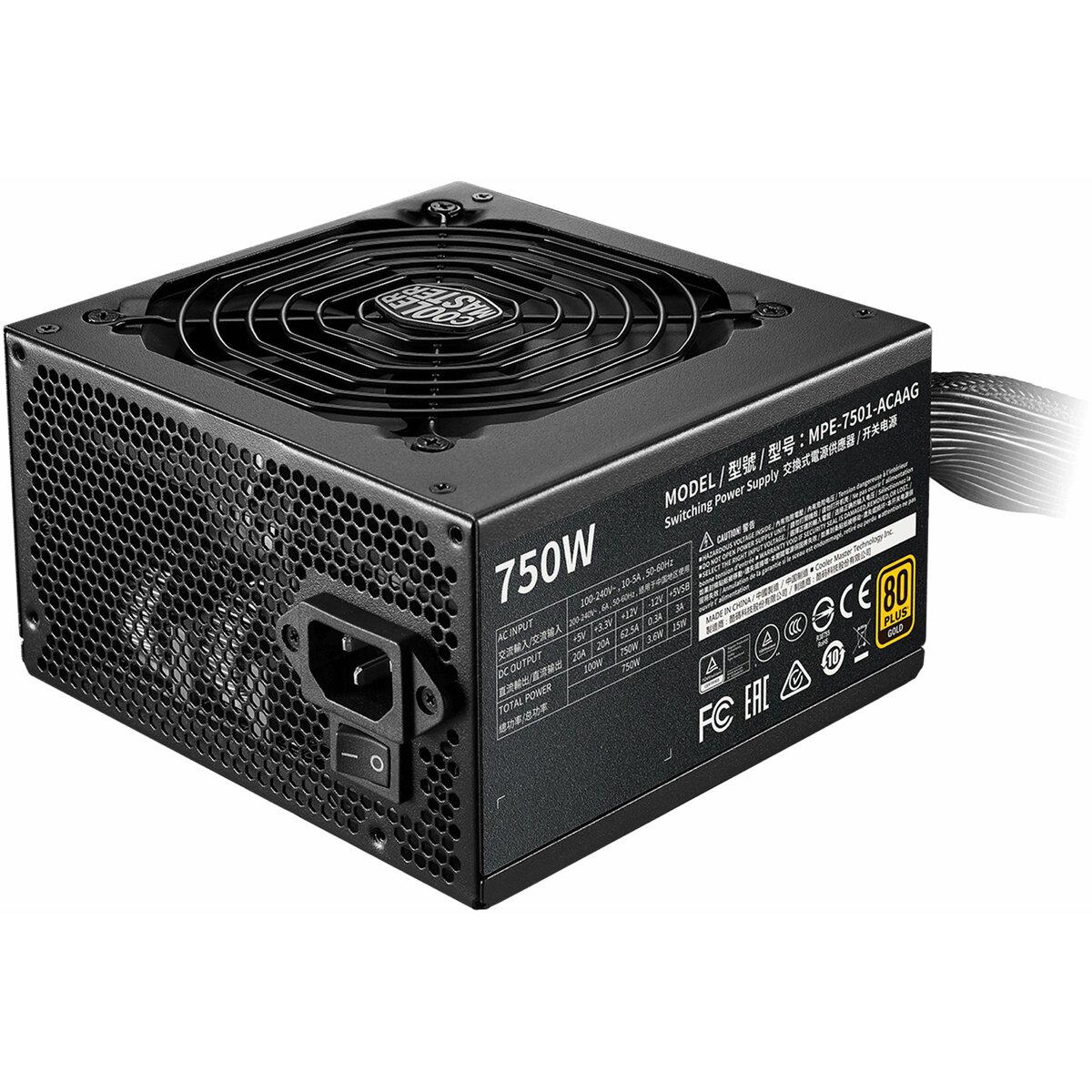 Блок питания Cooler Master ATX 750W MPE-7501-ACAAG-EU