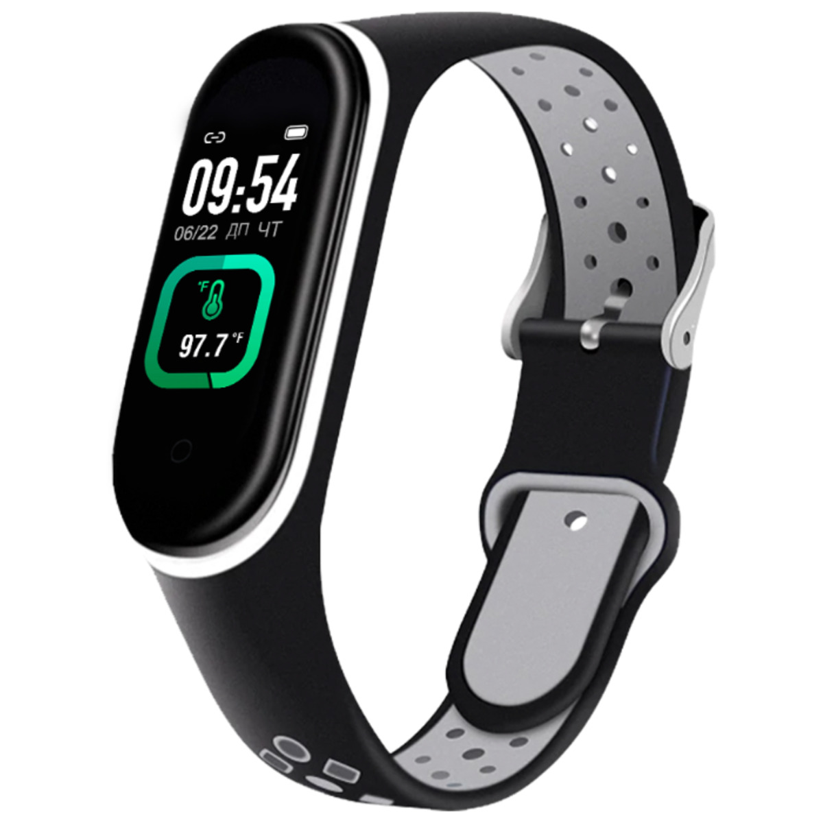 Фитнес-браслет Smarterra FitMaster Ton (Цвет: Black/Gray)