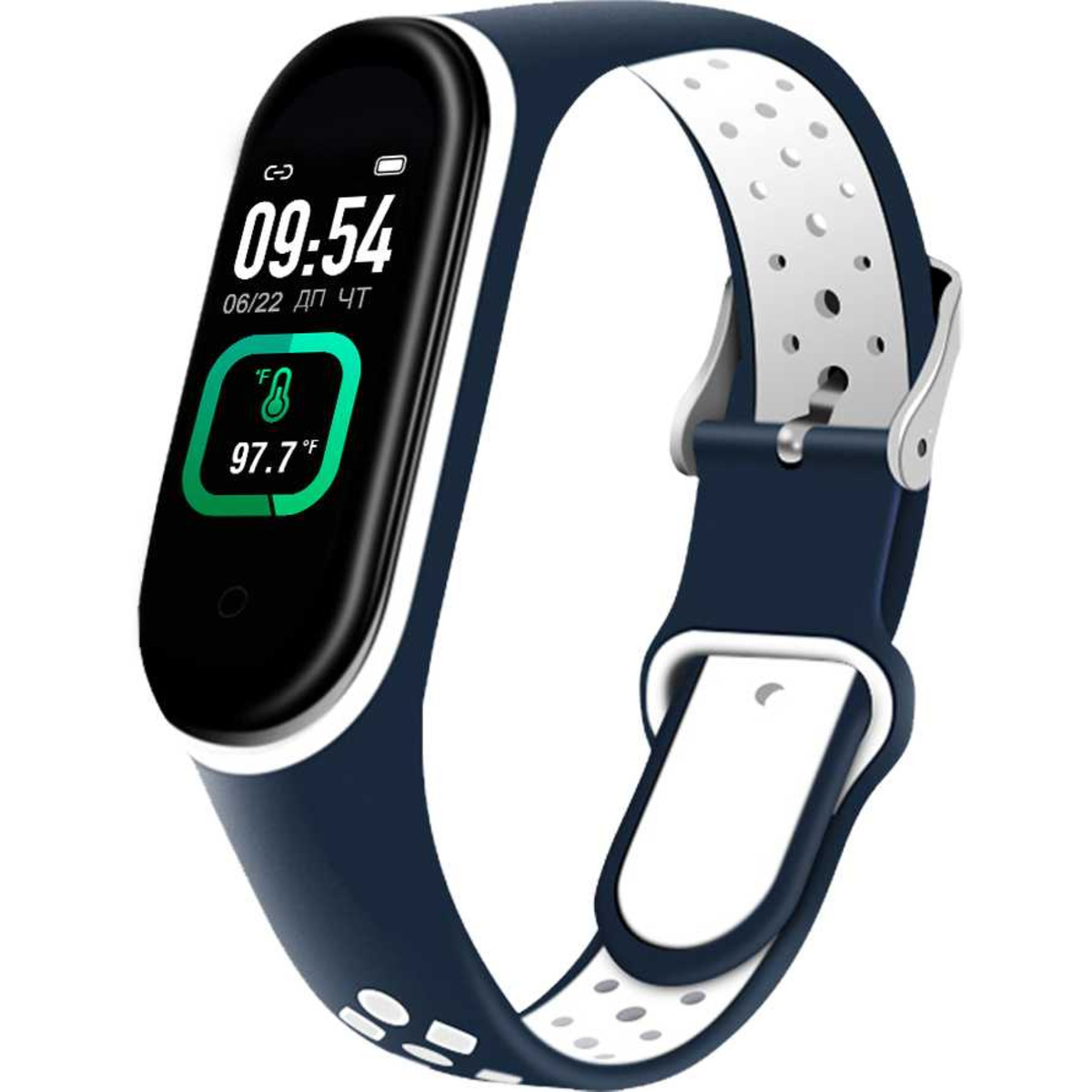 Фитнес-браслет Smarterra FitMaster Ton (Цвет: Blue/White)