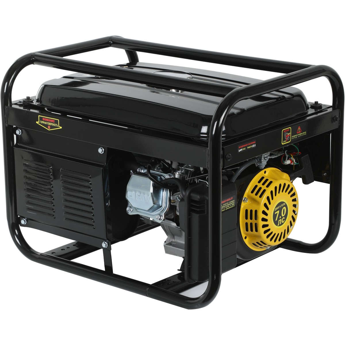Генератор Huter DY3.0A 2.8кВт, черный