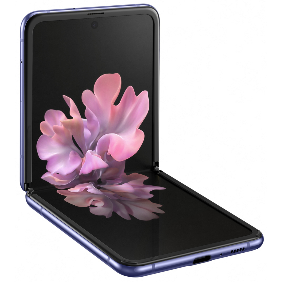 Смартфон Samsung Galaxy Z Flip SM-F700F / DS (NFC) (Цвет: Mirror Purple)