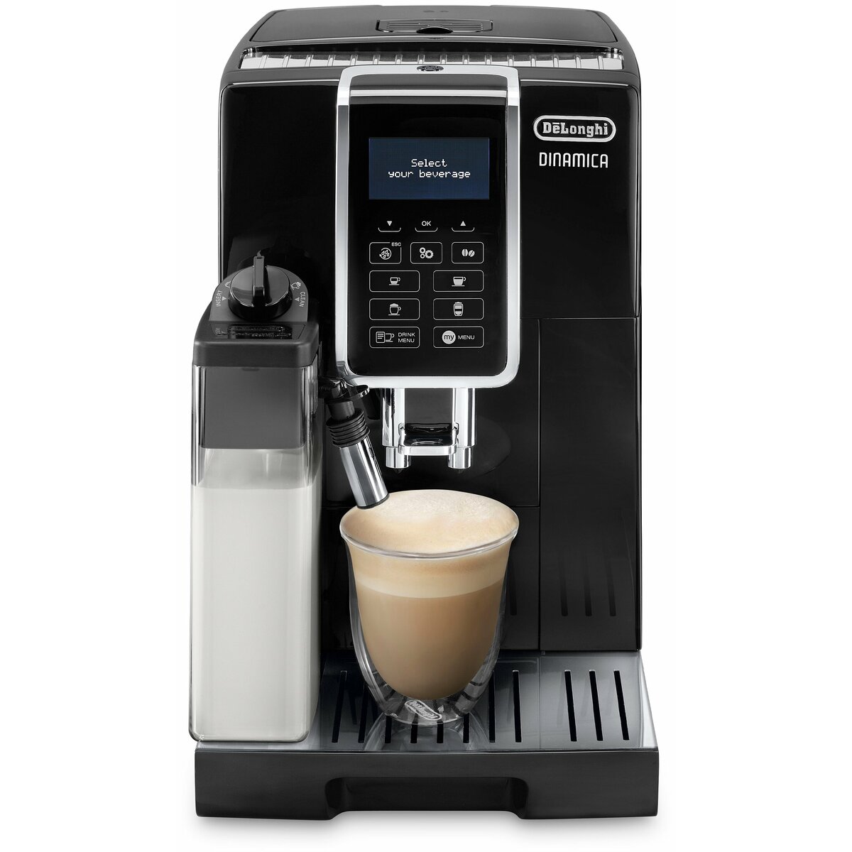 Кофемашина DeLonghi Dinamica ECAM 350.55.SB (Цвет: Silver)