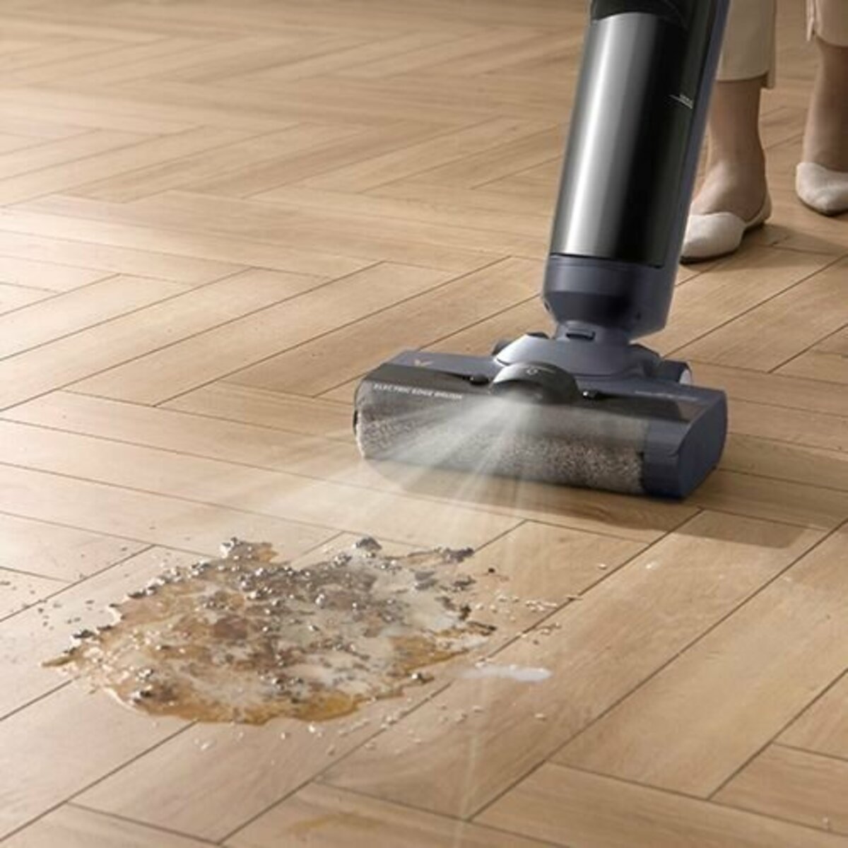 Пылесос Viomi Cordless Wet-Dry Vacuum Cleaner Cyber Pro (Цвет: Silver / Black)