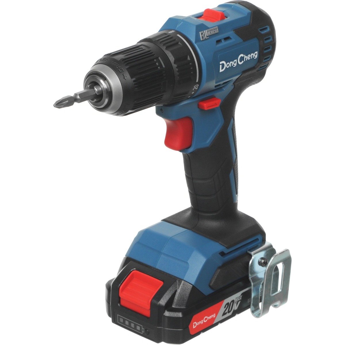 Дрель-шуруповерт DongCheng DCJZ2050 (Цвет: Blue)