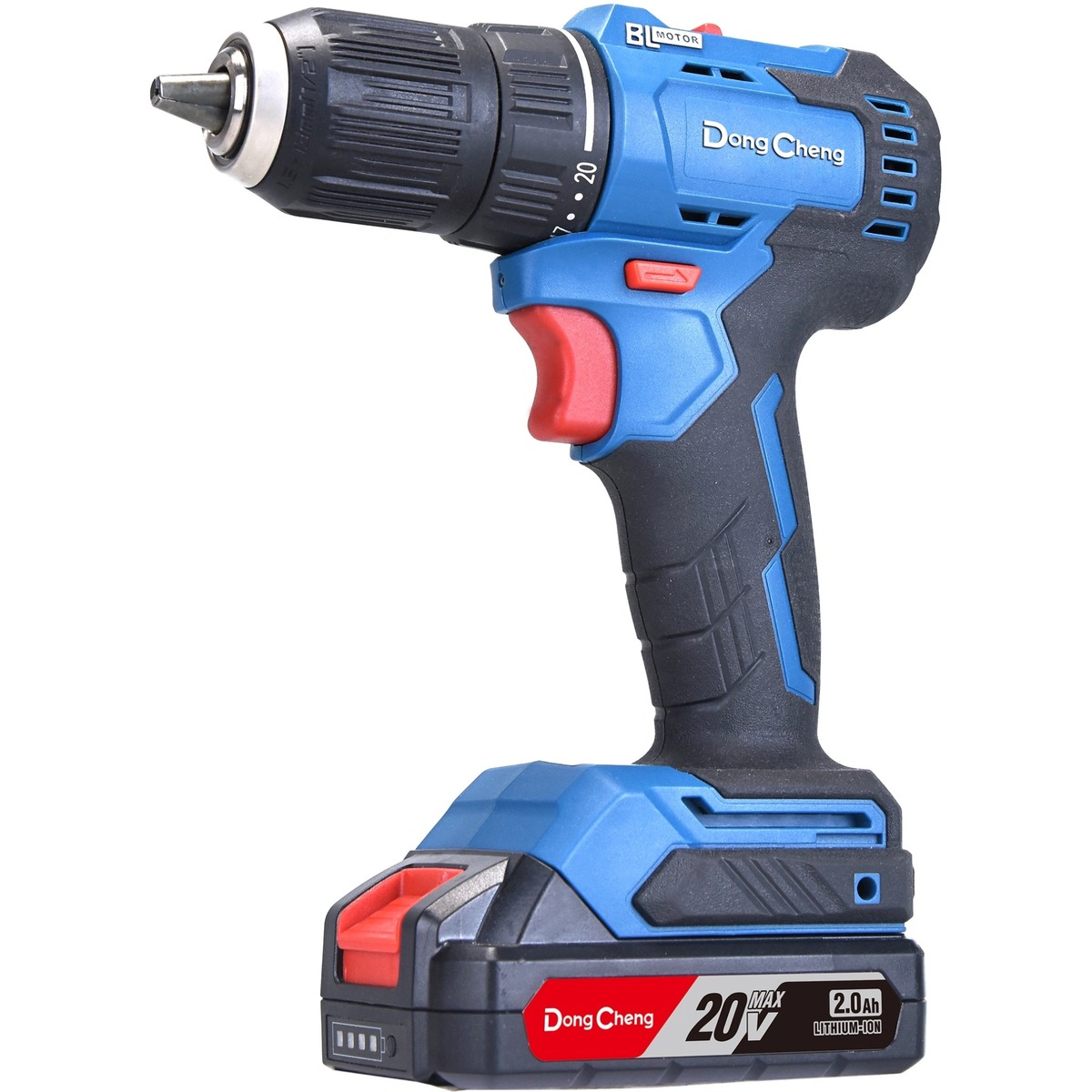 Дрель-шуруповерт DongCheng DCJZ2050 (Цвет: Blue)