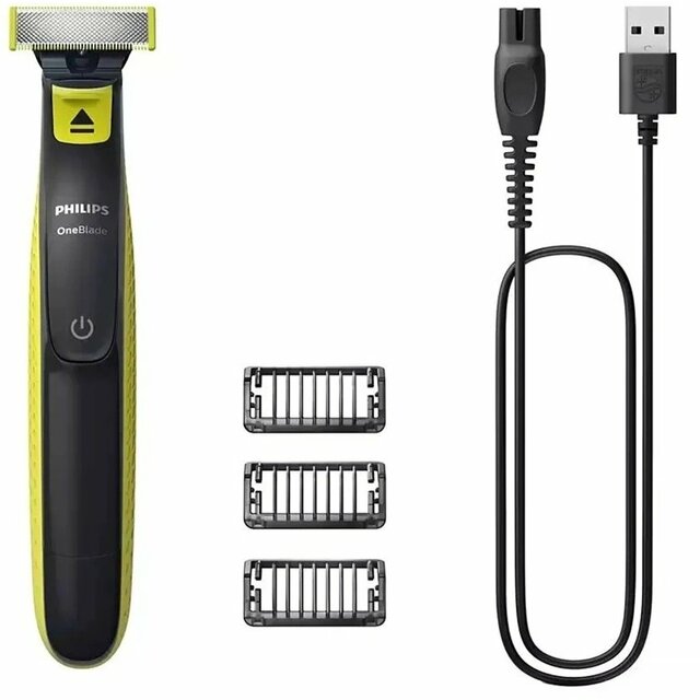 Бритва сетчатая Philips QP2724 / 10 (Цвет: Black / Lime)