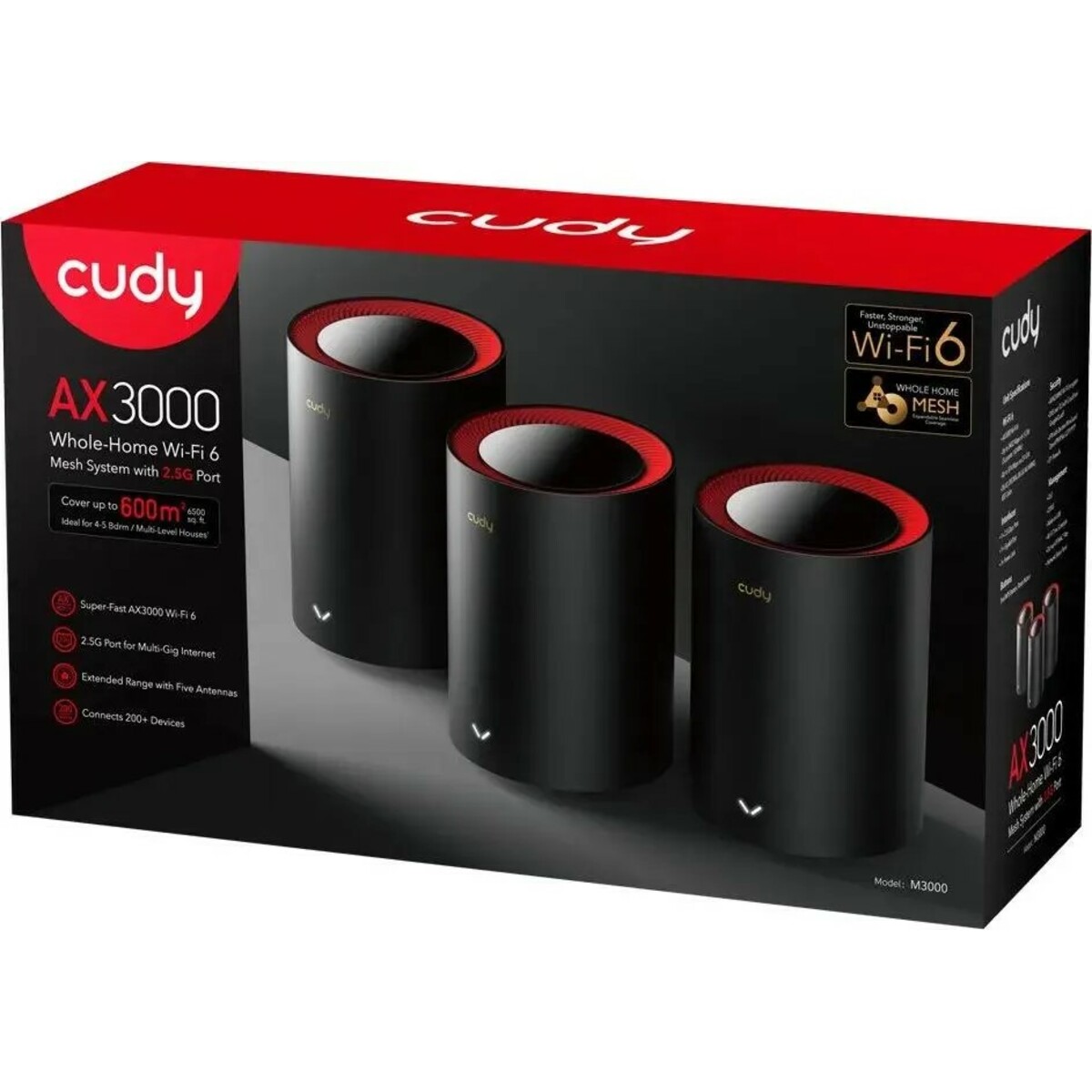 Бесшовный Mesh роутер Cudy M3000(3-Pack) 