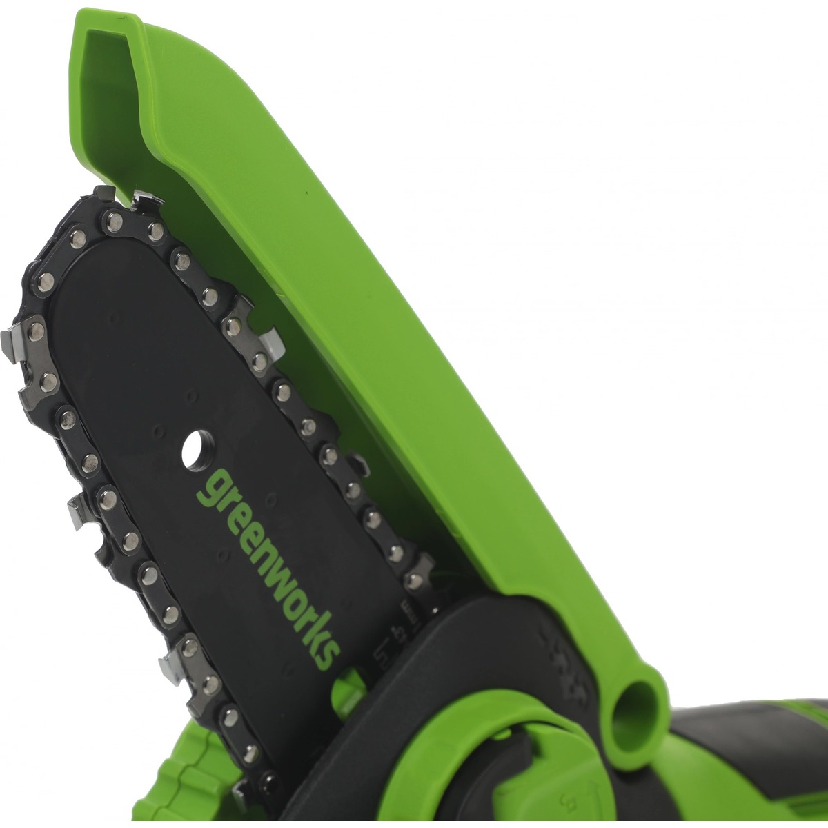 Электрическая цепная пила Greenworks G24MCS10 (Цвет: Green) Электрическая цепная пила Greenworks G24MCS10 (Цвет: Green)
