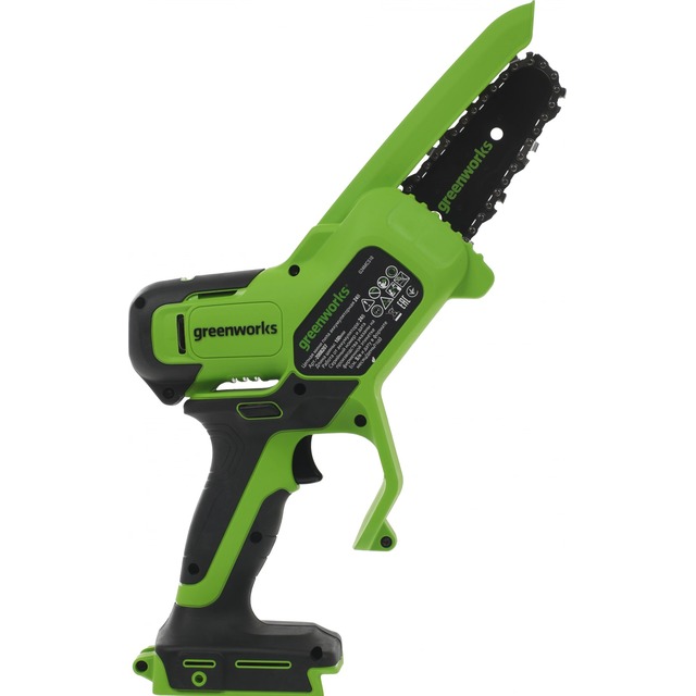 Электрическая цепная пила Greenworks G24MCS10 (Цвет: Green) Электрическая цепная пила Greenworks G24MCS10 (Цвет: Green)