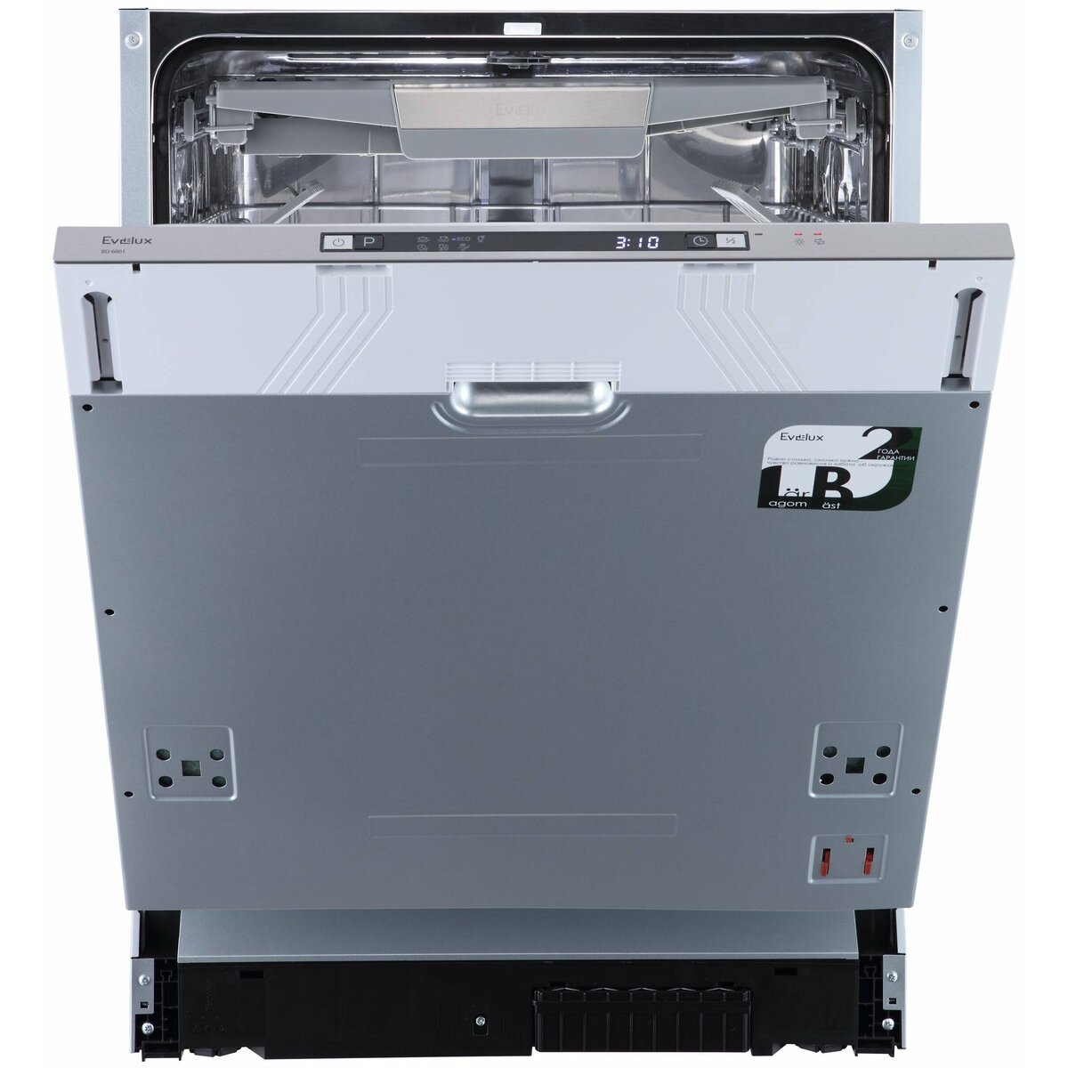 Посудомоечная машина EVELUX BD 6001 (Цвет: Inox)
