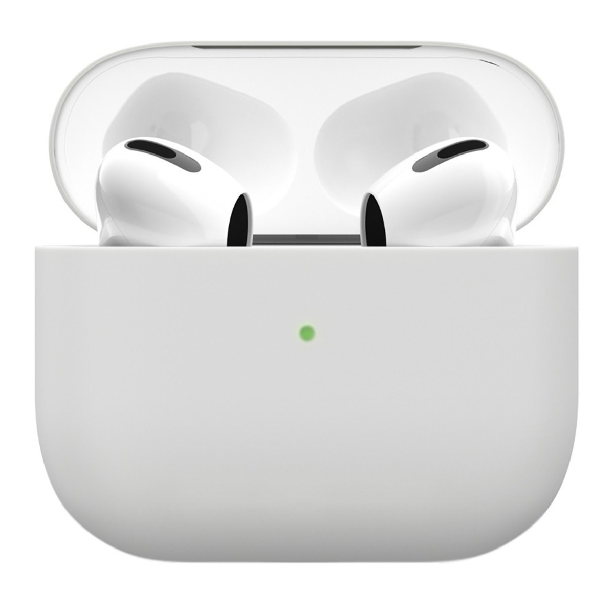 Чехол силиконовый VLP Silicone Case Soft Touch для Apple AirPods 3 (Цвет: White)