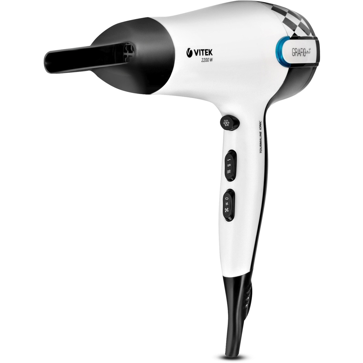 Фен Vitek Grafic Art VT-2299, белый