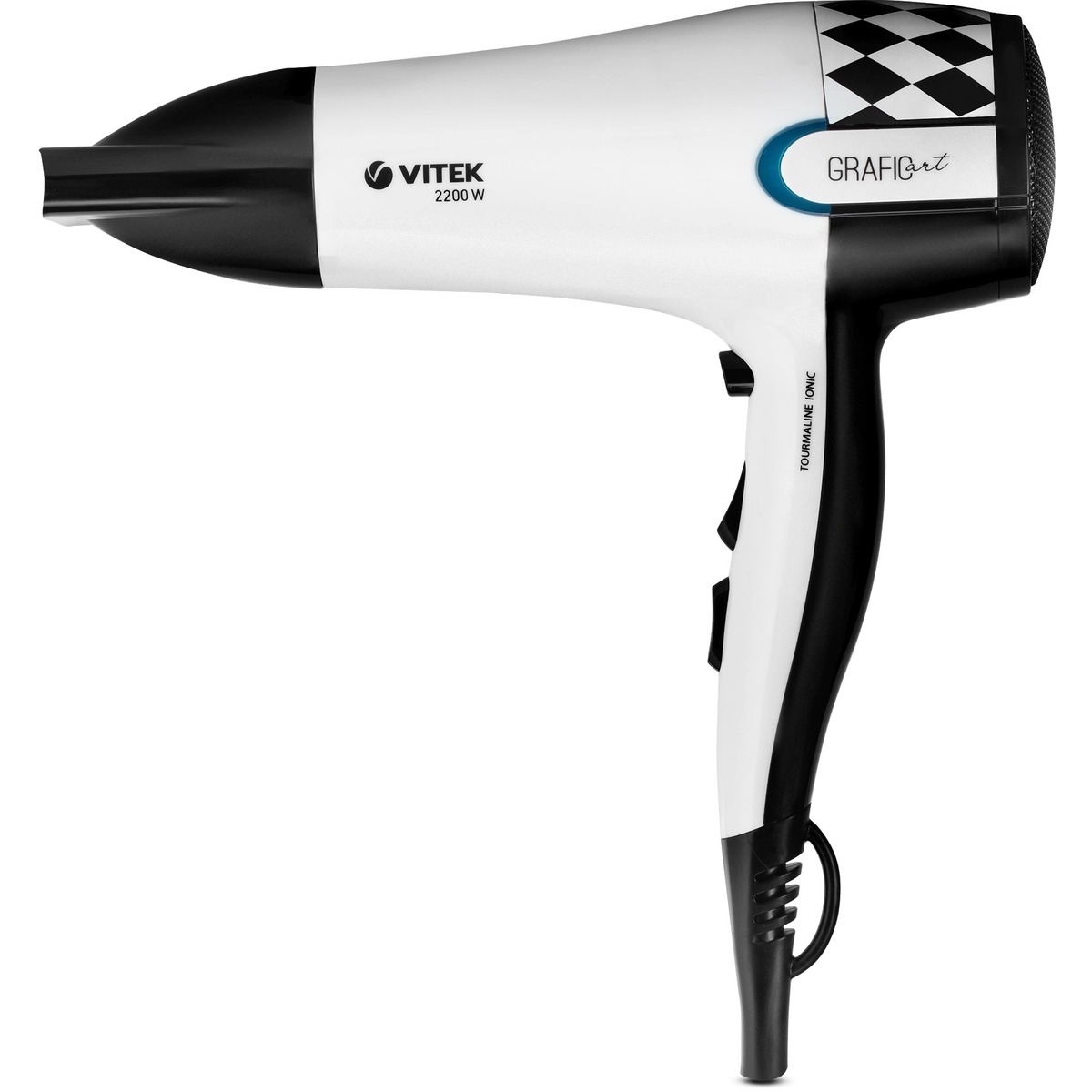 Фен Vitek Grafic Art VT-2299, белый