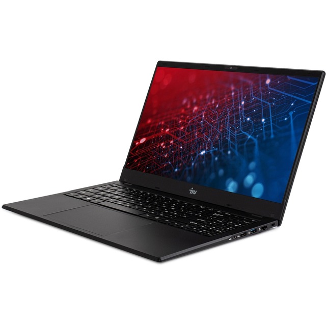 Ноутбук IRU Planio 15ING (N100 8Gb SSD512Gb Intel Iris Xe graphics 15.6 IPS FHD (1920x1080) Free DOS black 6000mAh)