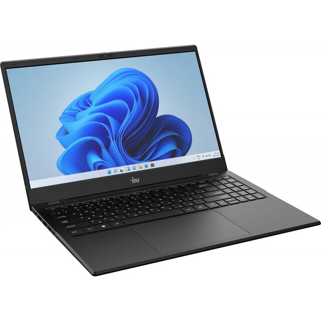 Ноутбук IRU Planio 15ING (Intel N100 0.8Ghz/8Gb LPDDR5/SSD 256Gb/Intel Iris Xe graphics/15.6 /IPS/FHD (1920x1080)/Free DOS/black/WiFi/BT/Cam)