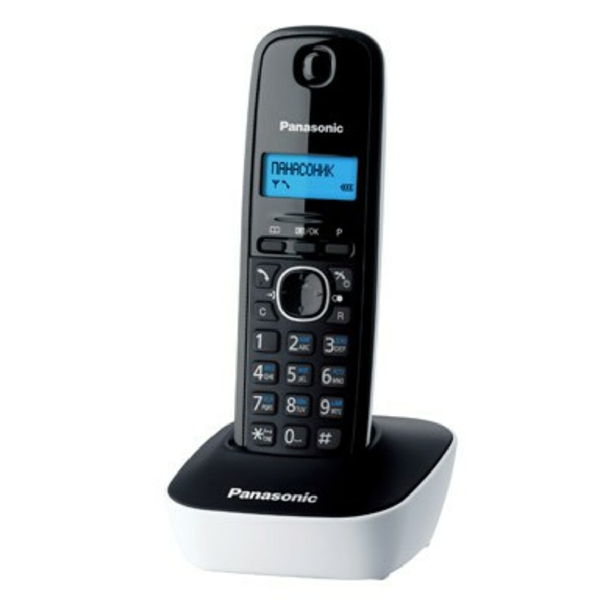 Р / Телефон Dect Panasonic KX-TG1611RUW (Цвет: White / Black)