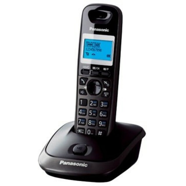 Р/Телефон Dect Panasonic KX-TG2511RUT (Цвет: Gray Metallic/Black)