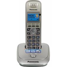 Р/Телефон Dect Panasonic KX-TG2511RUN платиновый/(Цвет: Black)