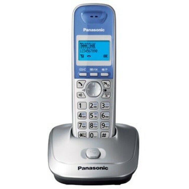 Р/Телефон Dect Panasonic KX-TG2511RUS (Цвет: Silver/Blue)