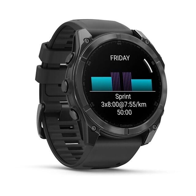 Умные часы Garmin Fenix 8 51мм Amoled, серый