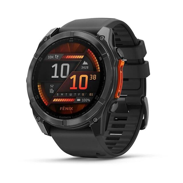 Умные часы Garmin Fenix 8 51мм Amoled, серый