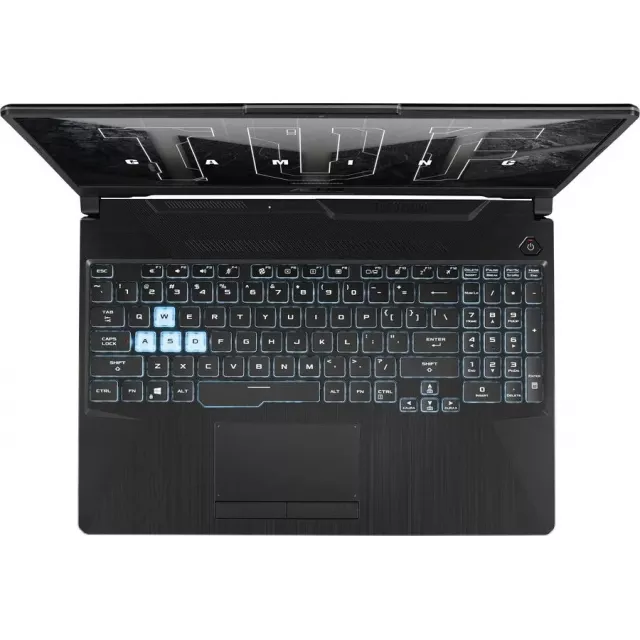 Ноутбук Asus TUF Gaming A15 FA506QM-HN128 Ryzen 7 5800H 8Gb SSD1Tb NVIDIA GeForce RTX 3060 6Gb 15.6 FHD (1920x1080) noOS, черный WiFi BT Cam